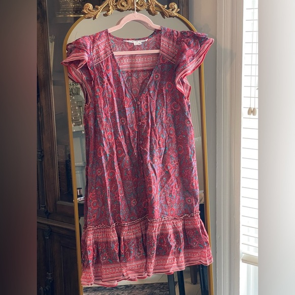 Veronica Beard Lorraine Flutter-Sleeve Mini Dress - Picture 3 of 11